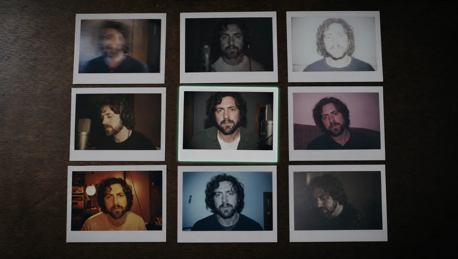 Contact sheet of inconsistent thumbnails, only one usable