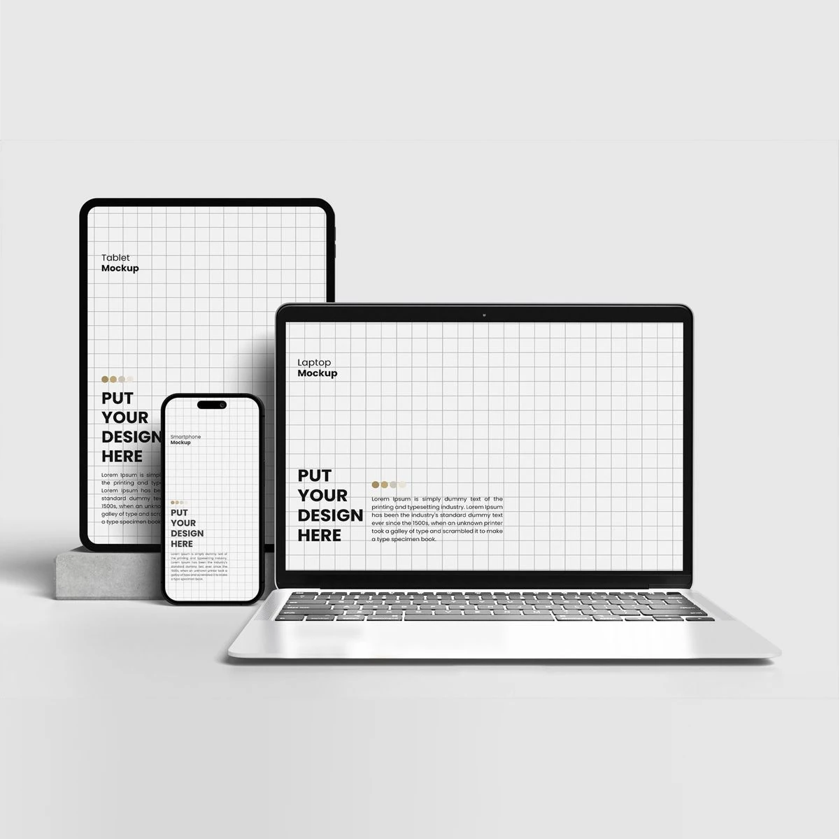 Premium brand website for a consulting firm on screen