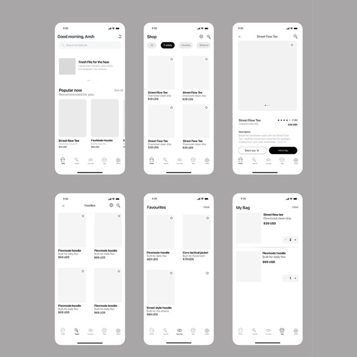 Online store for a cosmetics brand in a browser